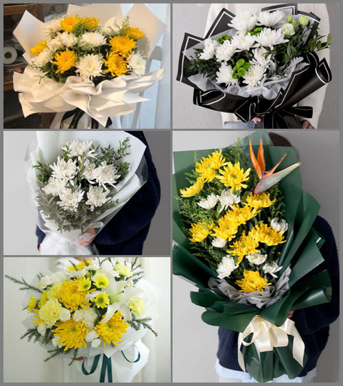 辽宁鞍山海城市接文镇王家村白事花束代送